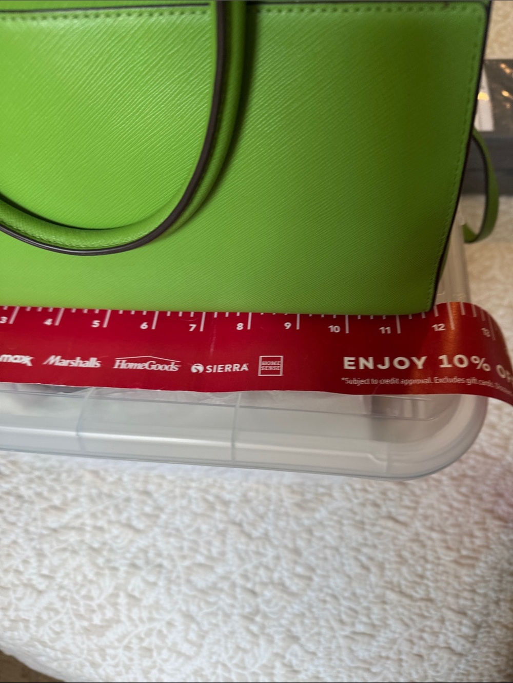 kate spade kelly green leather satchel with crossbody strap, new without tag - Picture 13 of 16